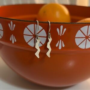 Jill Platner Abstract Silver Earrings